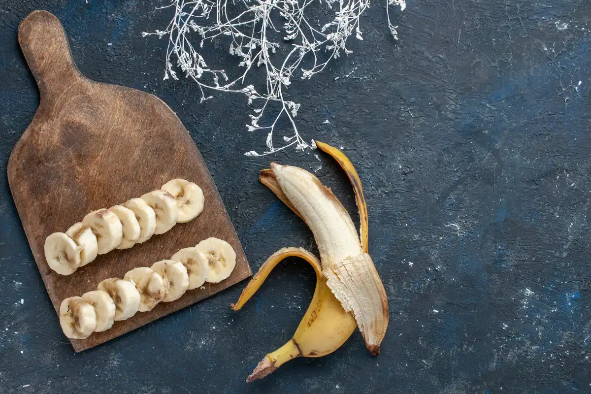 banana peel in compost garden