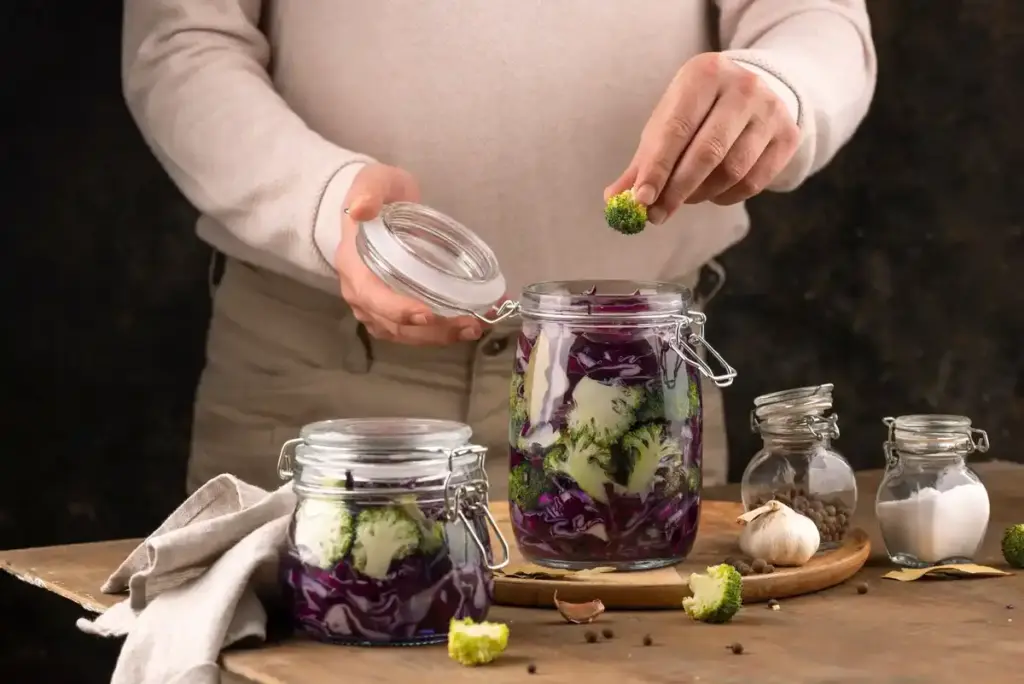 Dutch fermented vegetables homemade traditional kitchen