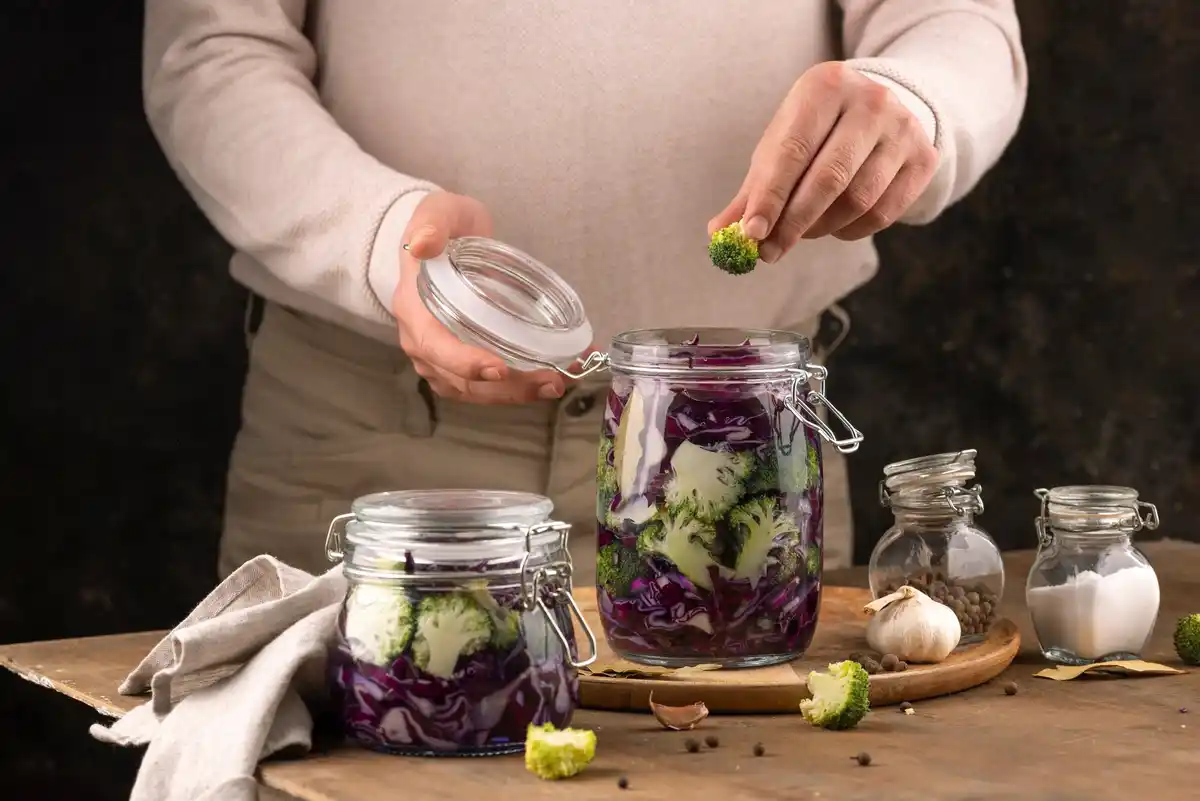 Dutch fermented vegetables homemade traditional kitchen