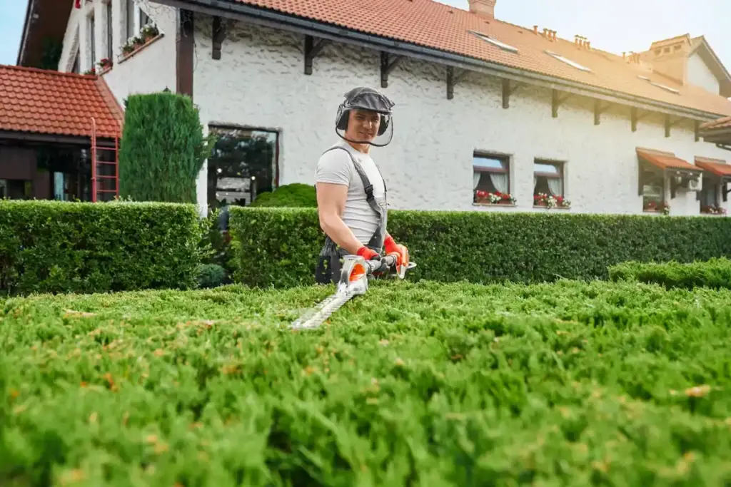 lawn mower stuck wet grass netherlands