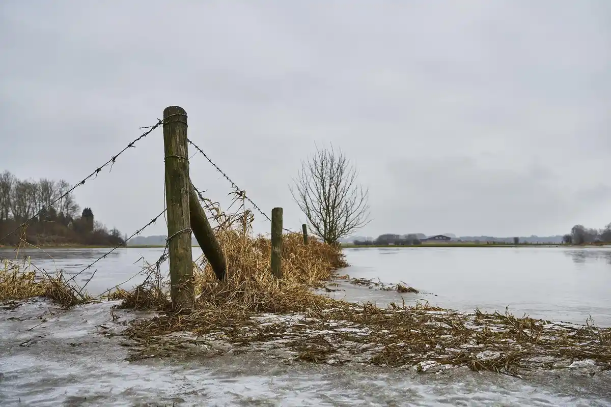 damaged greenhouse after storm Netherlands allotment