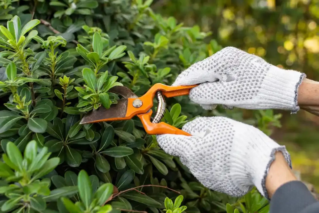 close up maintaining garden equipment netherlands