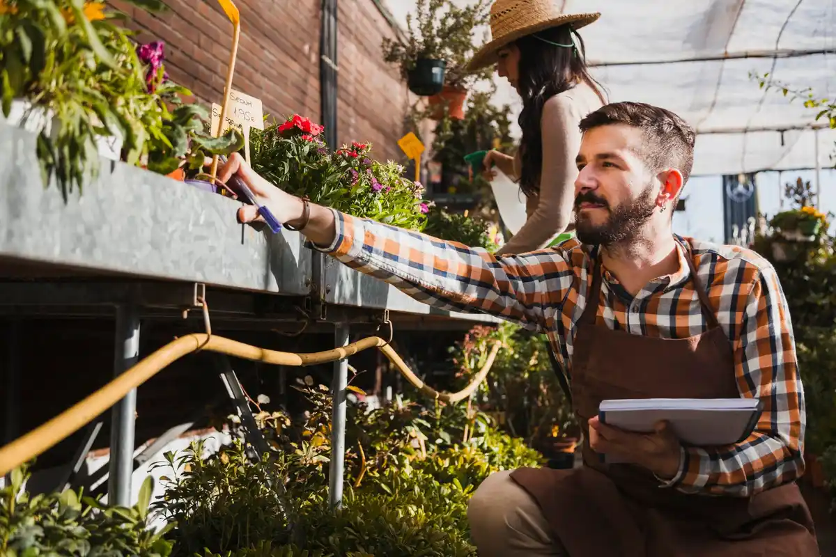 urban Dutch balcony garden with DIY compost