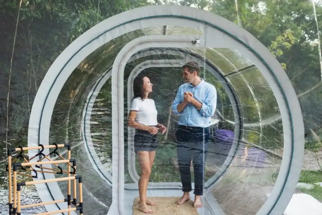 DIY greenhouse from recycled windows Dutch garden