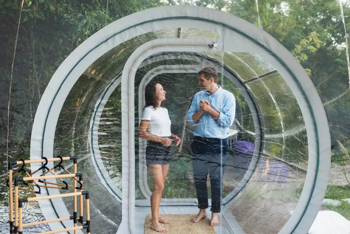 DIY greenhouse from recycled windows Dutch garden