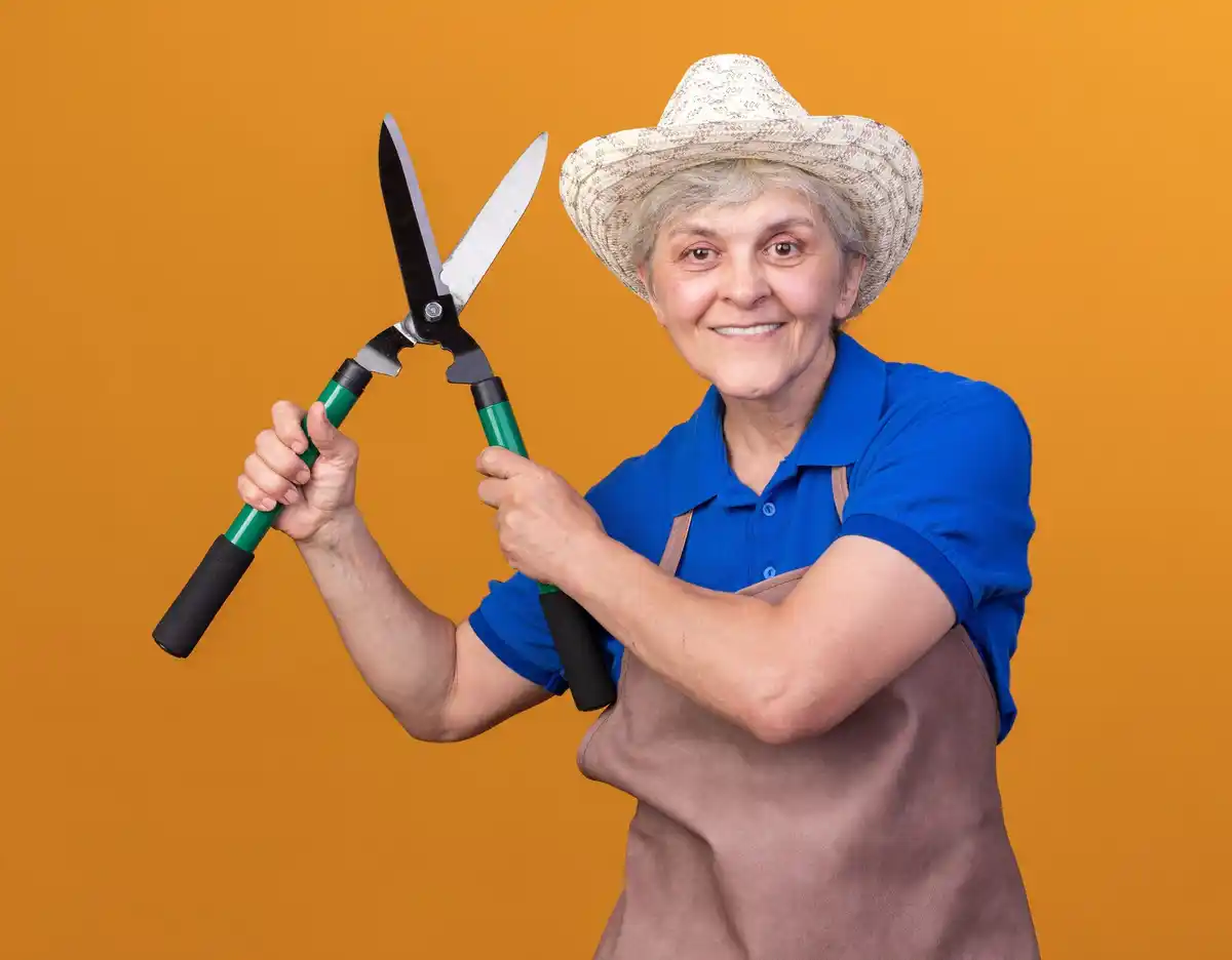 senior gardener ergonomic tools dutch backyard