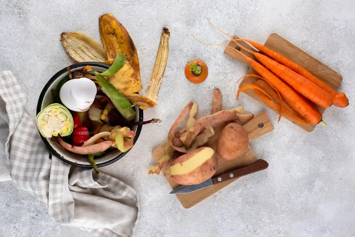 homemade plant food kitchen scraps banana eggshells coffee grounds