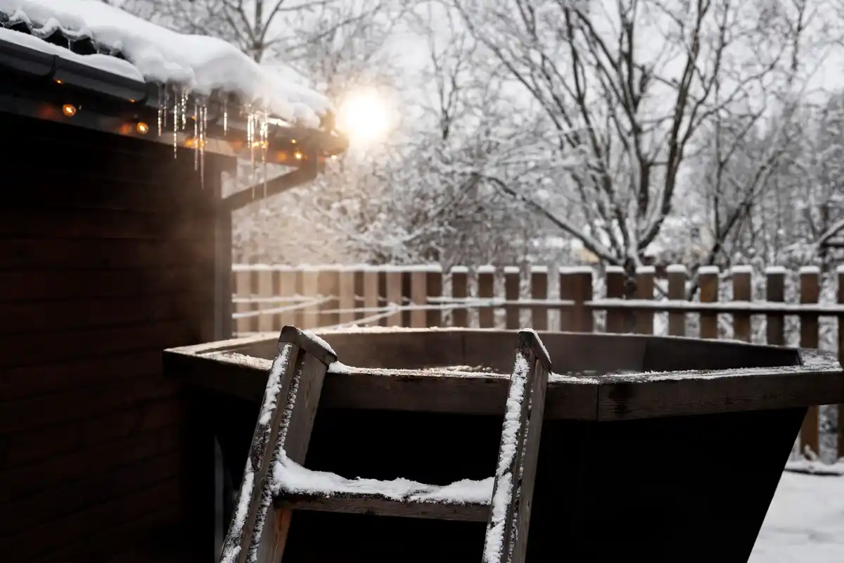 electric power tools in winter cold Netherlands DIY shed