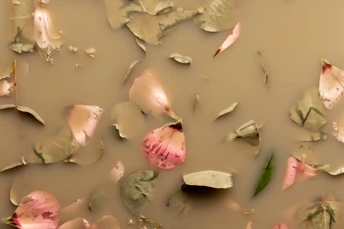 crushed eggshells garden closeup