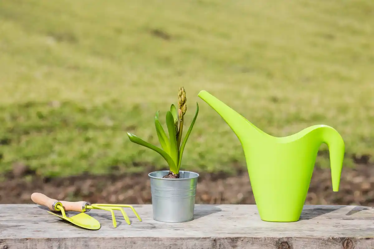 creative garden rake upcycling Dutch yard