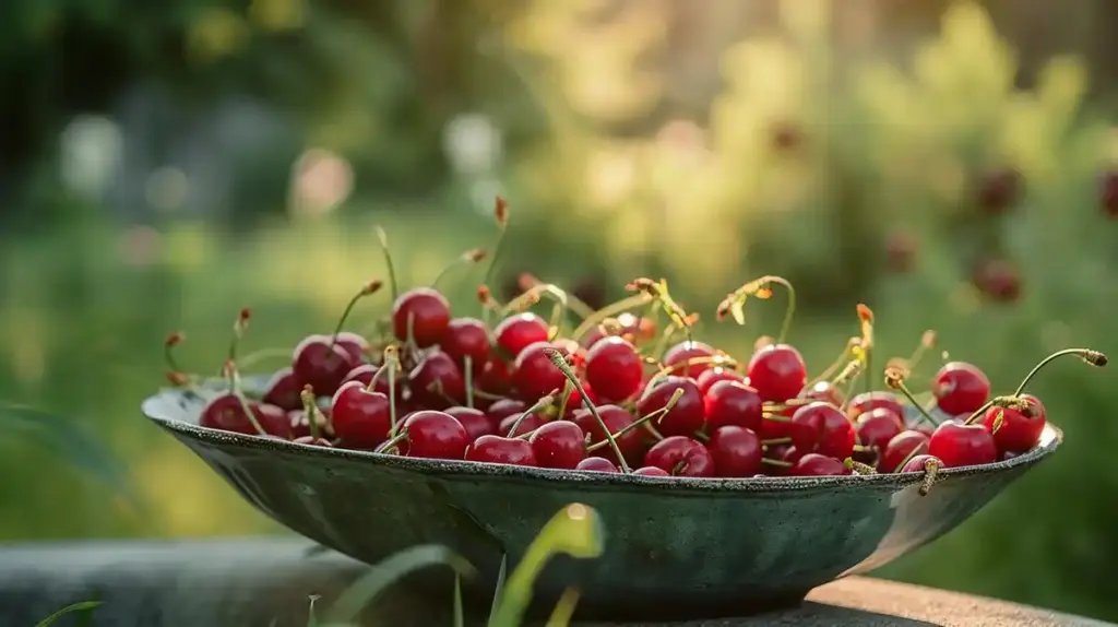 cherry harvest home garden Netherlands