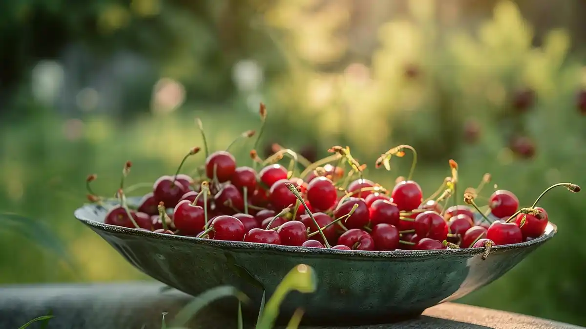 cherry harvest home garden Netherlands